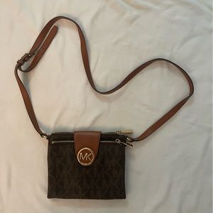 Brown Michael Kors crossbody